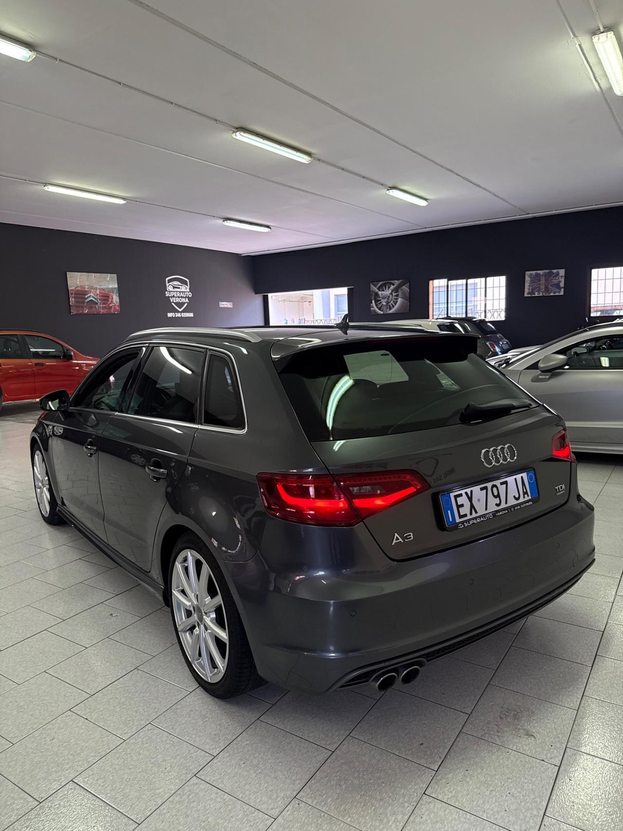 Audi A3 SPB 2.0 TDI 184 CV clean diesel quattro S tronic edition