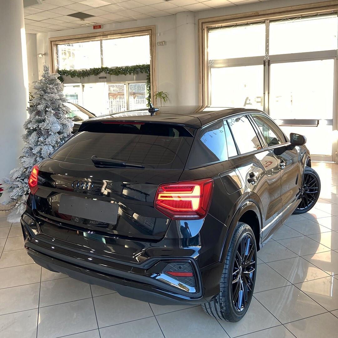 Audi Q2 35 TDI S line edition identity black 2.0 150cv