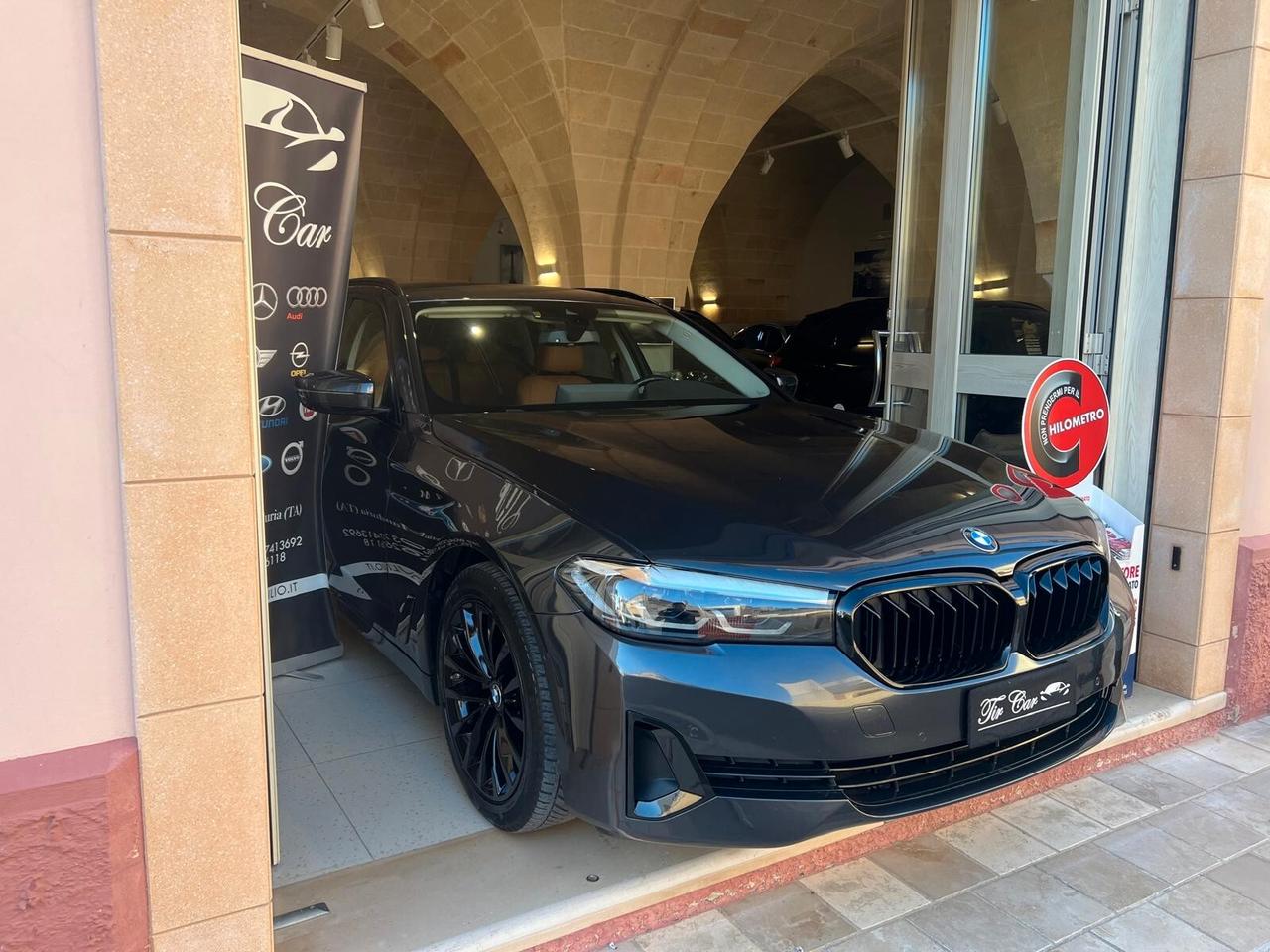 BMW 520D TOURING LUXURY 2.0 MHEV 190CV PELLE NAVI CAM ANNO 2021