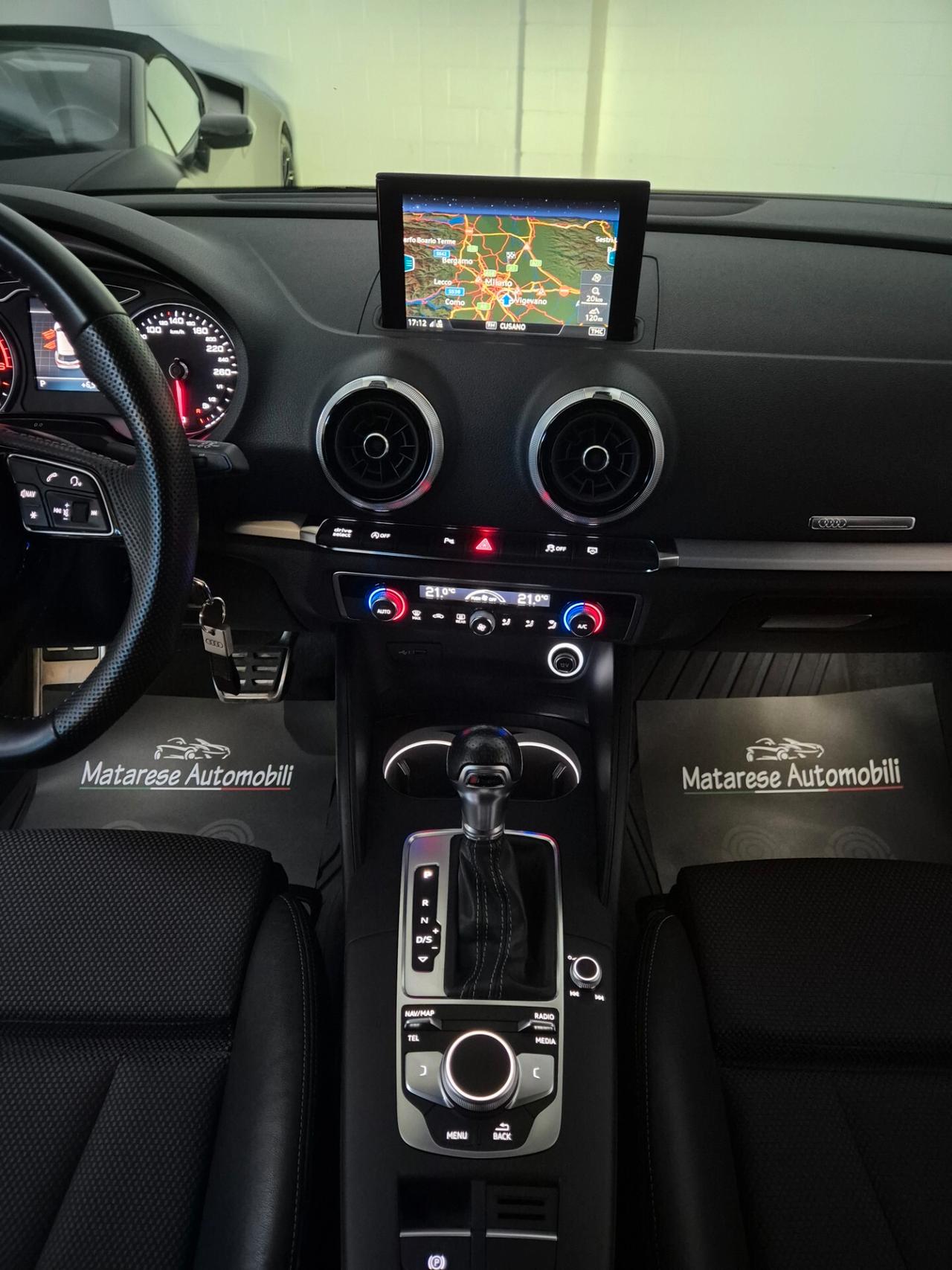 Audi A3 SPB S-Tronic S-Line 2.0cc 150cv 1 Proprietario