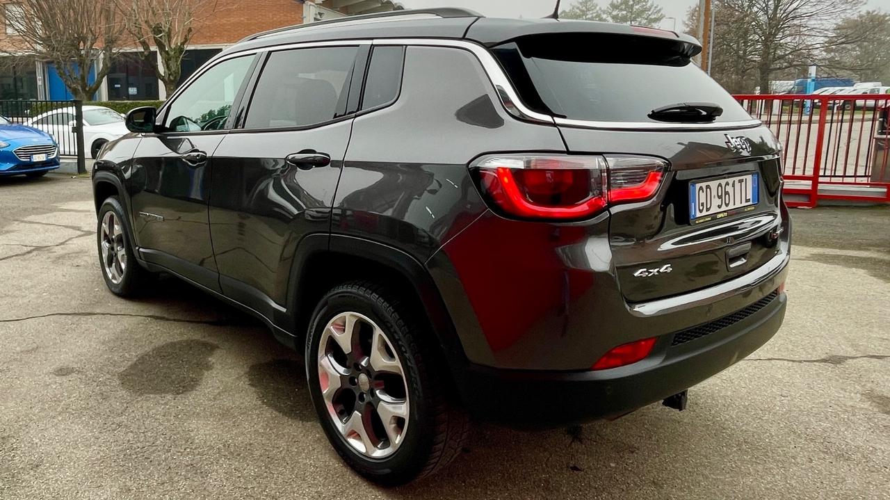 JEEP COMPASS 2.0 4WD 140CV GANCIO TRAINO -FULL LED, PELLE, NEOPATENTATI