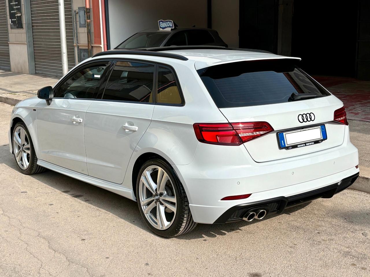 Audi a3 spb 2.0tdi 150cv-"TETTO-S-LINE-GANCIO TRAINO"-'17