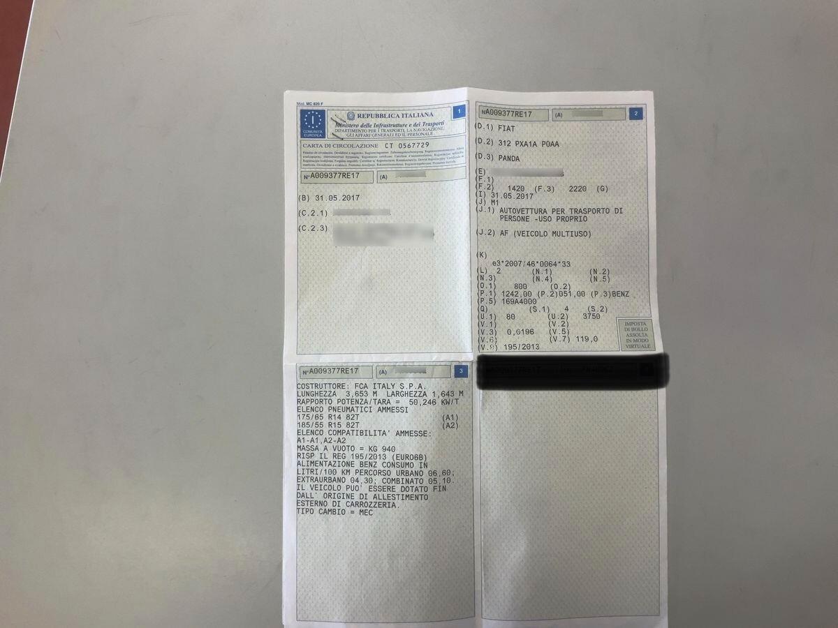 Fiat Panda 1.2 Easy Benzina