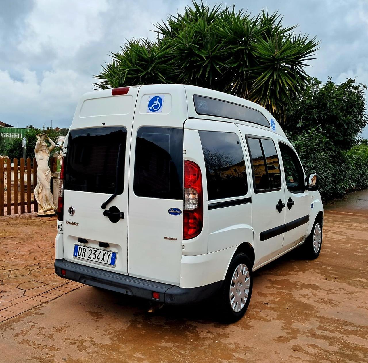 Fiat Doblo Doblò 1.9 120cv TETTO ALTO TRASPORTO DISABILI unipro'