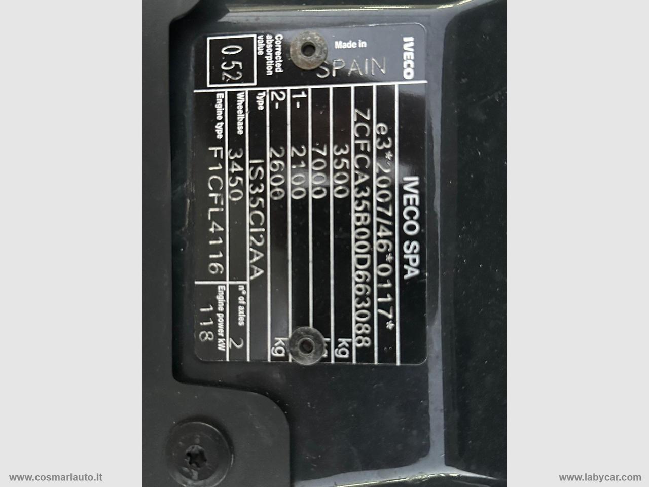 Daily 35C16H BTor 3.0 HPT PEDANA 1000KG