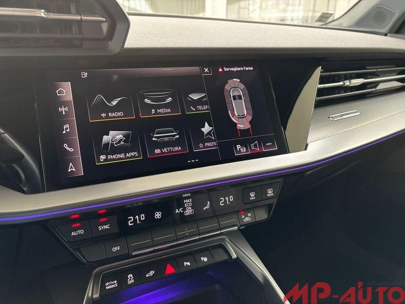 Audi A3 Sportback 40 TFSI e S tronic S line Edition UNICO PROPRIETARIO