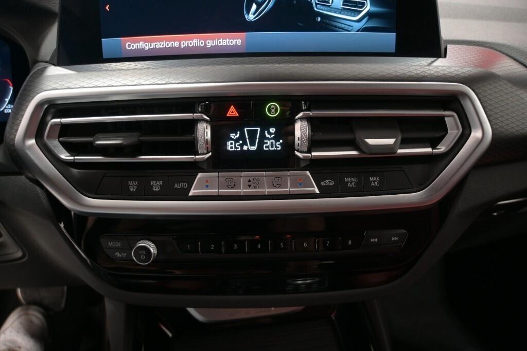 BMW X3 18D 150CV STEPTRONIC 48V S-DRIVE MSPORT ( FARI LED - BMW DIGITAL COCKPIT - PELLE - CLIMA TRIZONA - NAVI - MIRROR - PARK ASSISTANT - TELECAMERA POST. - CERCHI 19 )