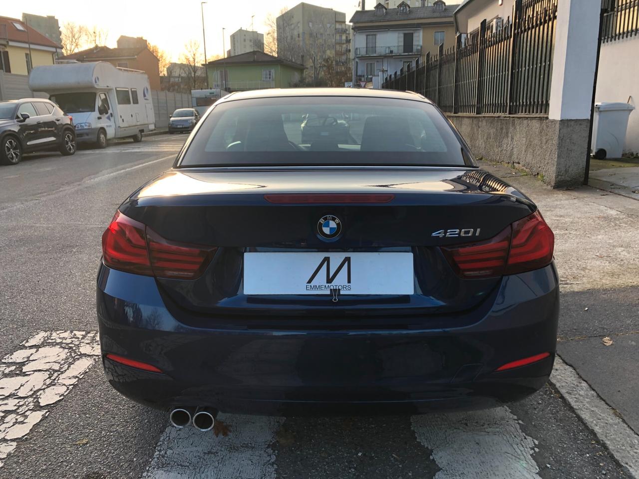 BMW SERIE 4 420i aut. Cabrio – AUT/NAV/CAMERA/PDC/LED