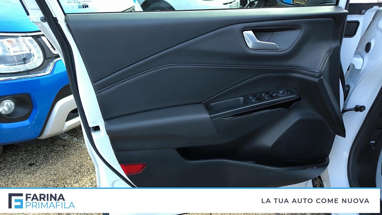 FORD Puma Titanium 1.0 EcoBoost Hybrid 125CVTrasmissione manuale a 6 rapporti Trazione anteriore