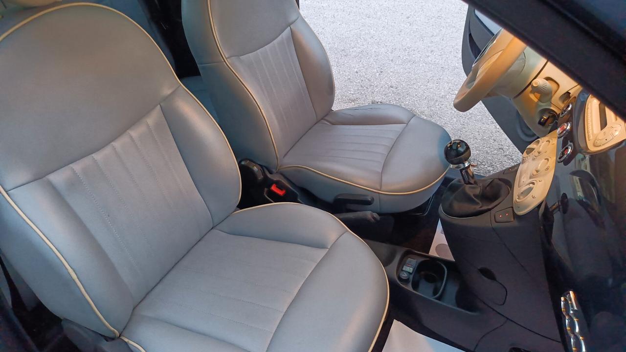 Fiat 500 1.3 diesel Lounge, PELLE, TETTO PANORAMICO