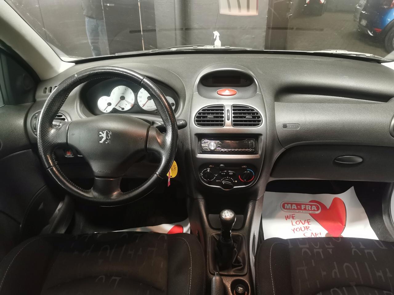 Peugeot 206 1.4 3p 75200KM GARANZIA 12 MESI