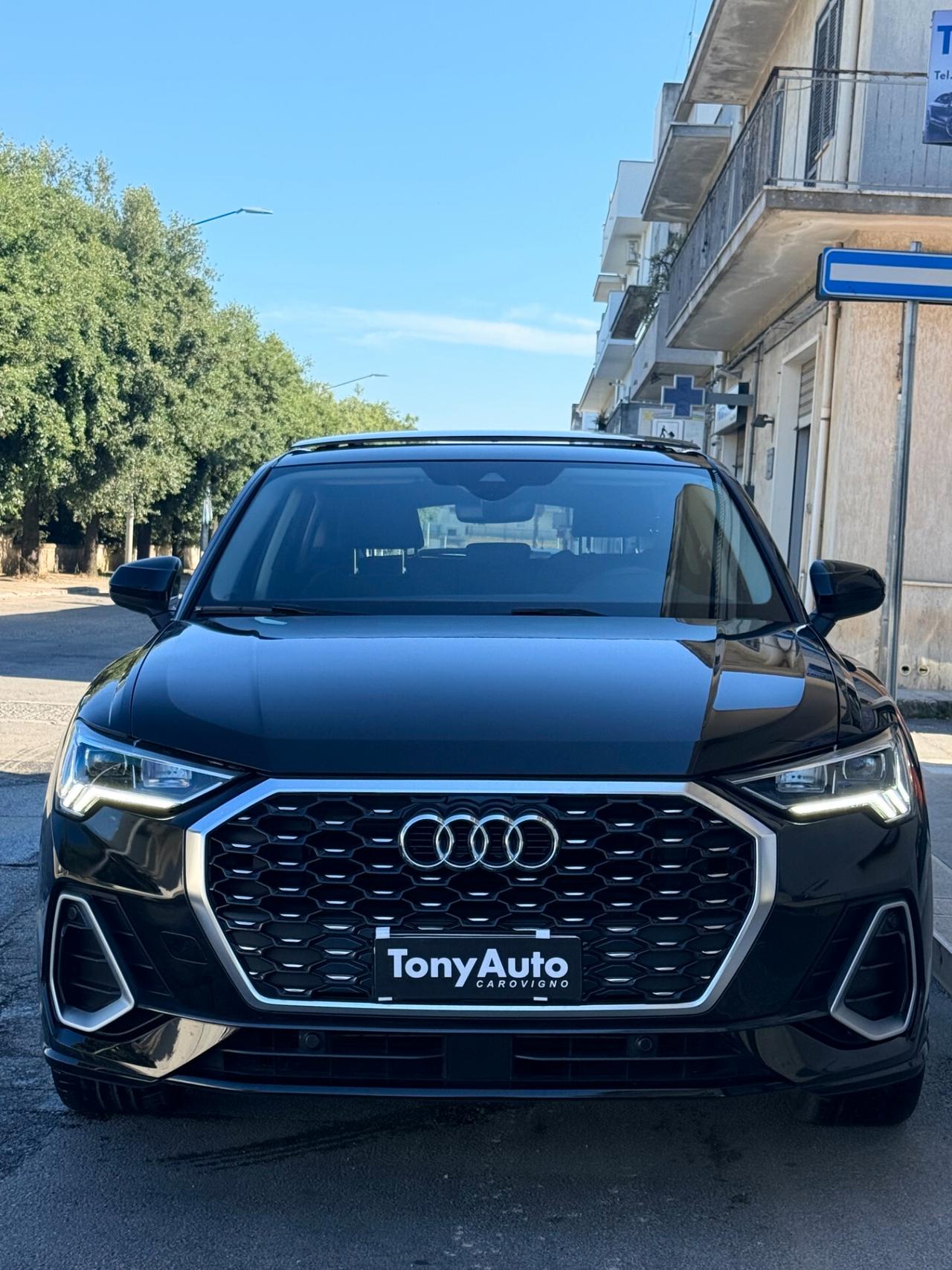 Audi Q3 Sportback 35 2.0 tdi S line edition s-tronic TETTO APRIBILE,VIRTUAL COCKPIT,APPLE CARPLAY,TOTAL