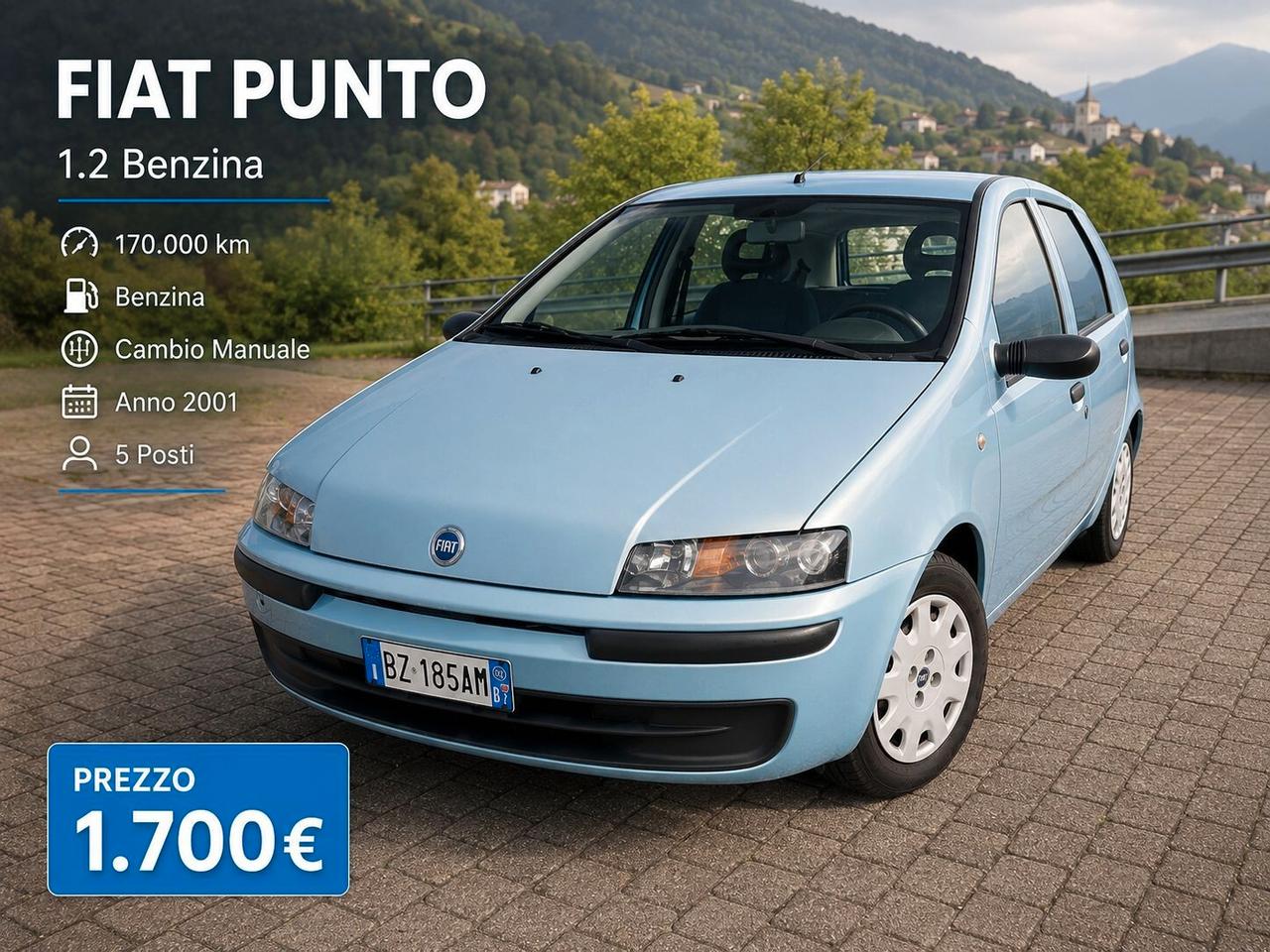 Fiat Punto 1.2i 16V cat 5 porte HLX