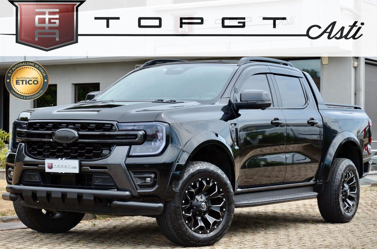 FORD RANGER 3.0 TDI DOPPIA CABINA WILDTRAK AWD 240 AUTO, PREZZO PIÙ IVA,ECCELLENTI CONDIZIONI, UFF ITALIANA, SERVICE FORD, EURO 6E, HI-FI B&O, RETRO 360°, GANCIO TRAINO, PERMUTE