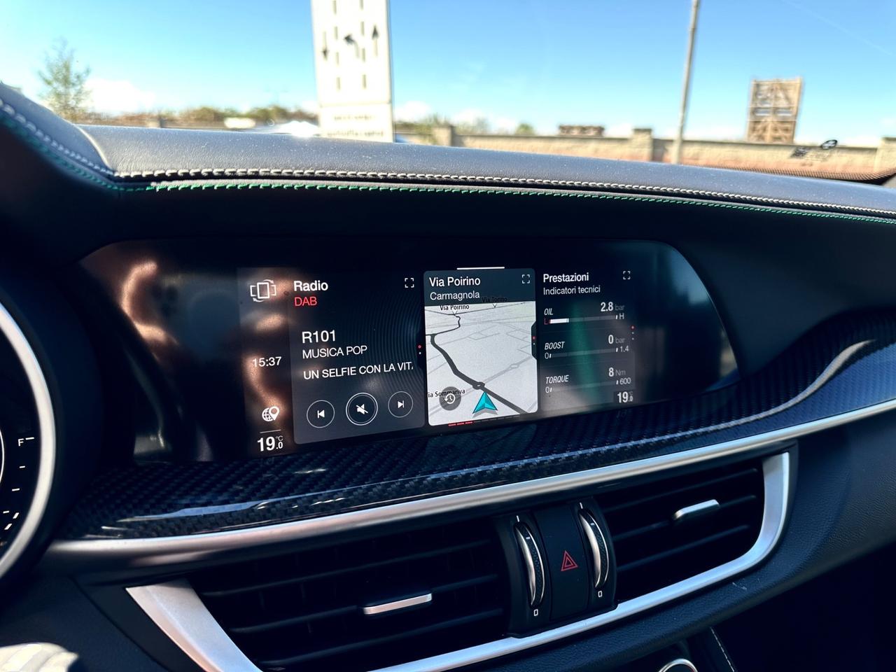 Alfa Romeo Stelvio 2.9 Bi-Turbo V6 510 CV AT8 QUADRIFOGLIO VERDE TETTO + AKRAPOVIC