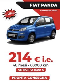 FIAT PANDA 1.0 HYBRID LUNGO TERMINE