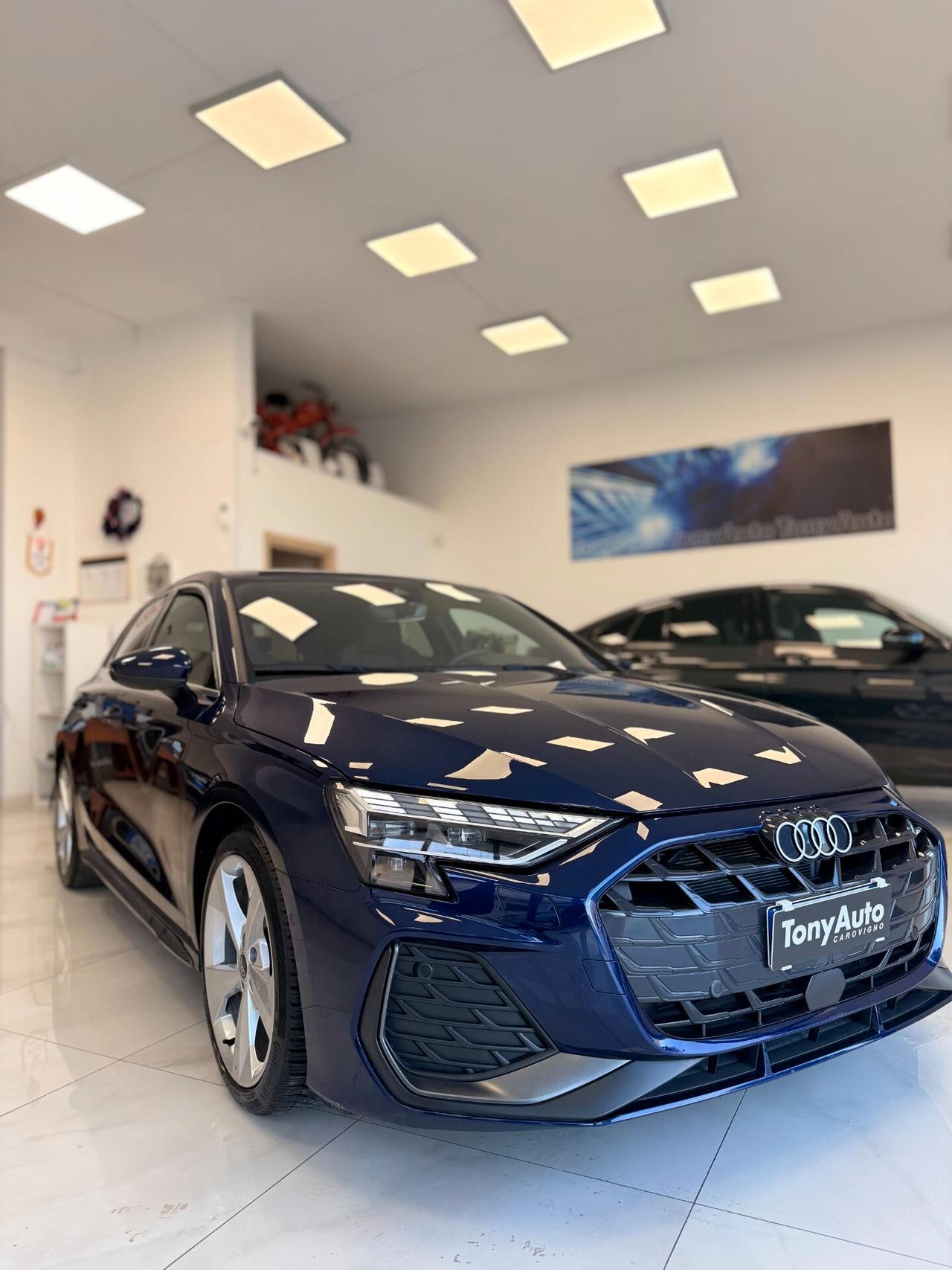 Audi A3 SPB 35 TDI S tronic line edition PACCHETTO LUCI SOFFUSE,APPLE CARPLAY,NAVI,TELECAMERA,FARO MATRIX