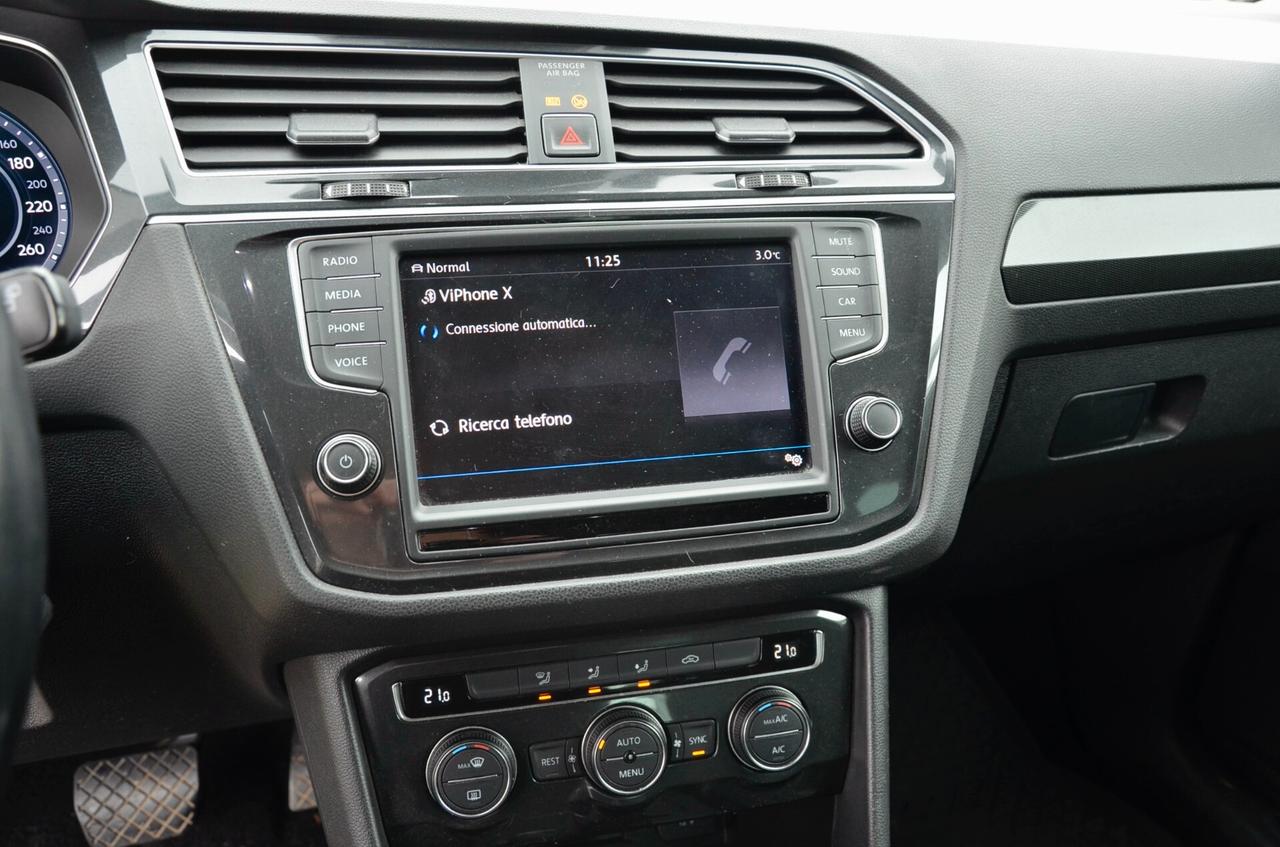 VW TIGUAN 2.0 TDI EXECUTIVE 4MOTION 150cv DSG, UFF ITALIANA, SERVICE DIMOSTRABILI, EURO 6B, APPLE ANDROID, PERMUTE
