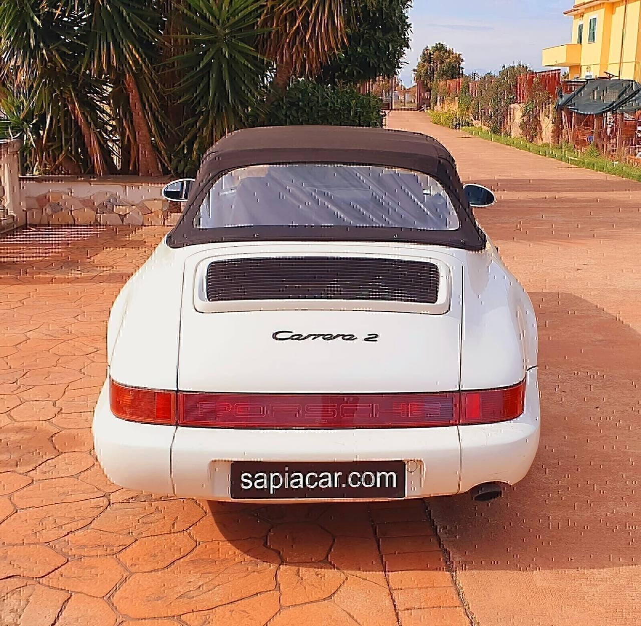 Porsche 964 911 Carrera 2 Cabriolet ASI targa ROMA