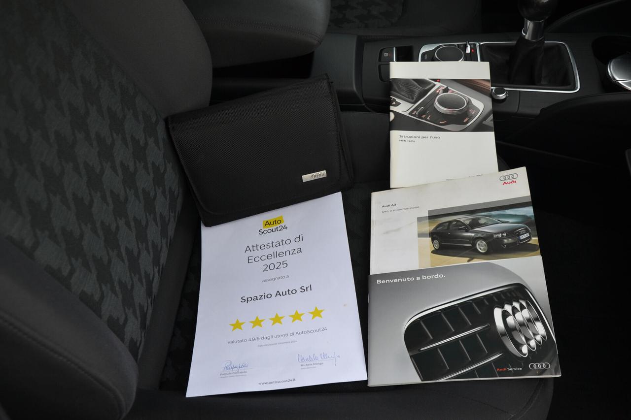 Audi A3 1.6 TDI 110CV SPORTBACK EURO6B *GARANZIA 12 MESI**