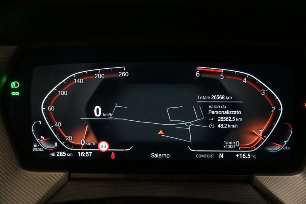BMW 116D 115CV 6M. BUSINESS ADVANTAGE ( FARI LED - BMW DIGITAL COCKPIT - CRUISE - NAVI - MIRROR - PARK ASSISTANT - TELECAMERA POST. )