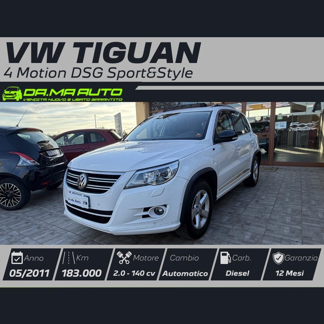 Volkswagen Tiguan 2.0 TDI DPF 4MOTION DSG Sport & Style