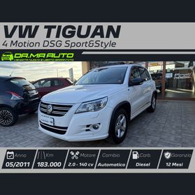 Volkswagen Tiguan 2.0 TDI DPF 4MOTION DSG Sport & Style