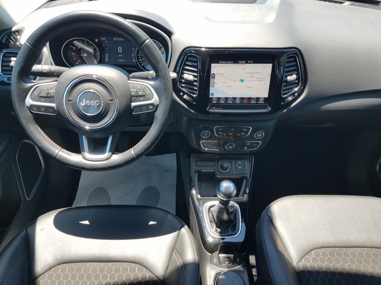 Jeep Compass 1.6 Mjt 120cv Limited Navy Pelle Led Rcam