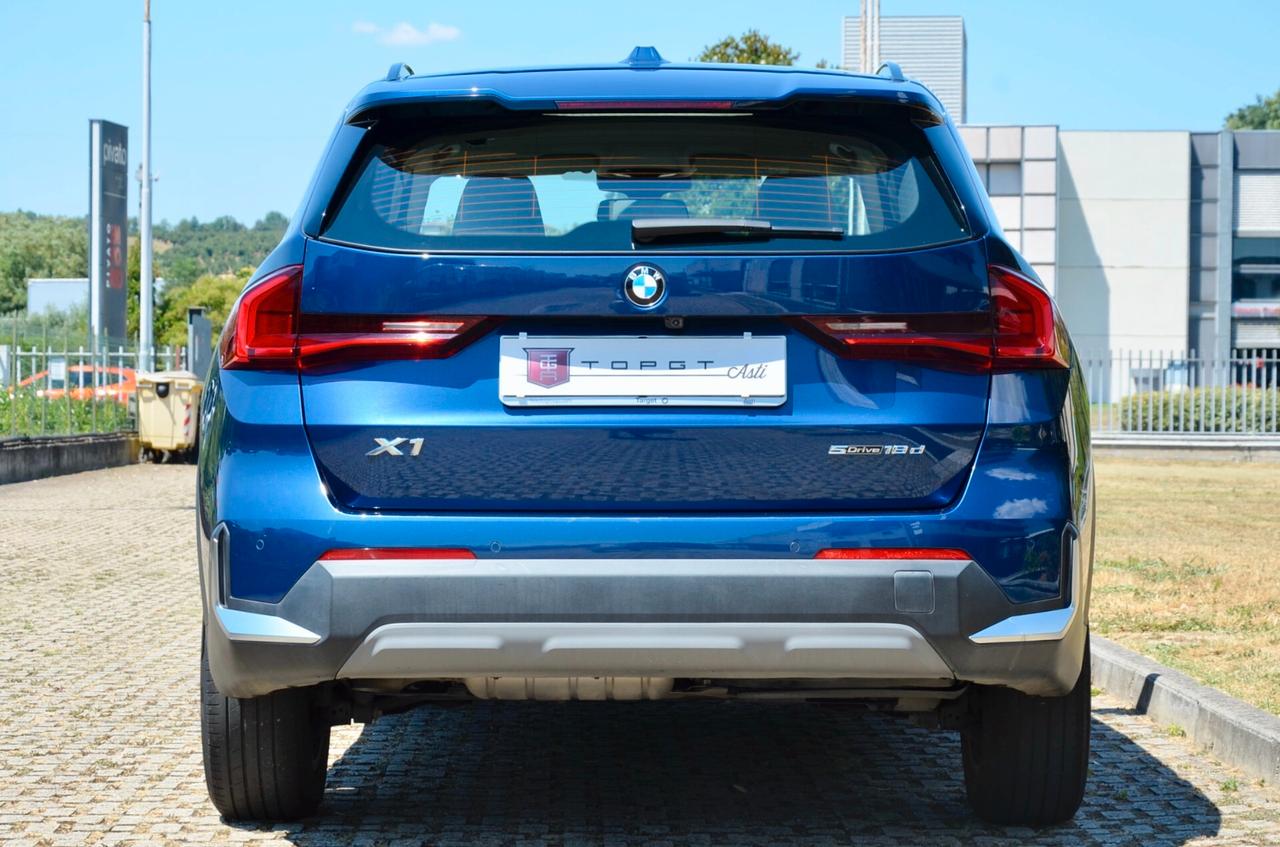 BMW X1 SDRIVE18d X-LINE 150cv AUTO, UNICOPROPRIETARIO, UFF ITALIANA, SERVICE BMW, EURO 6D, PELLE TOTALE, RETROCAMERA, PERMUTE