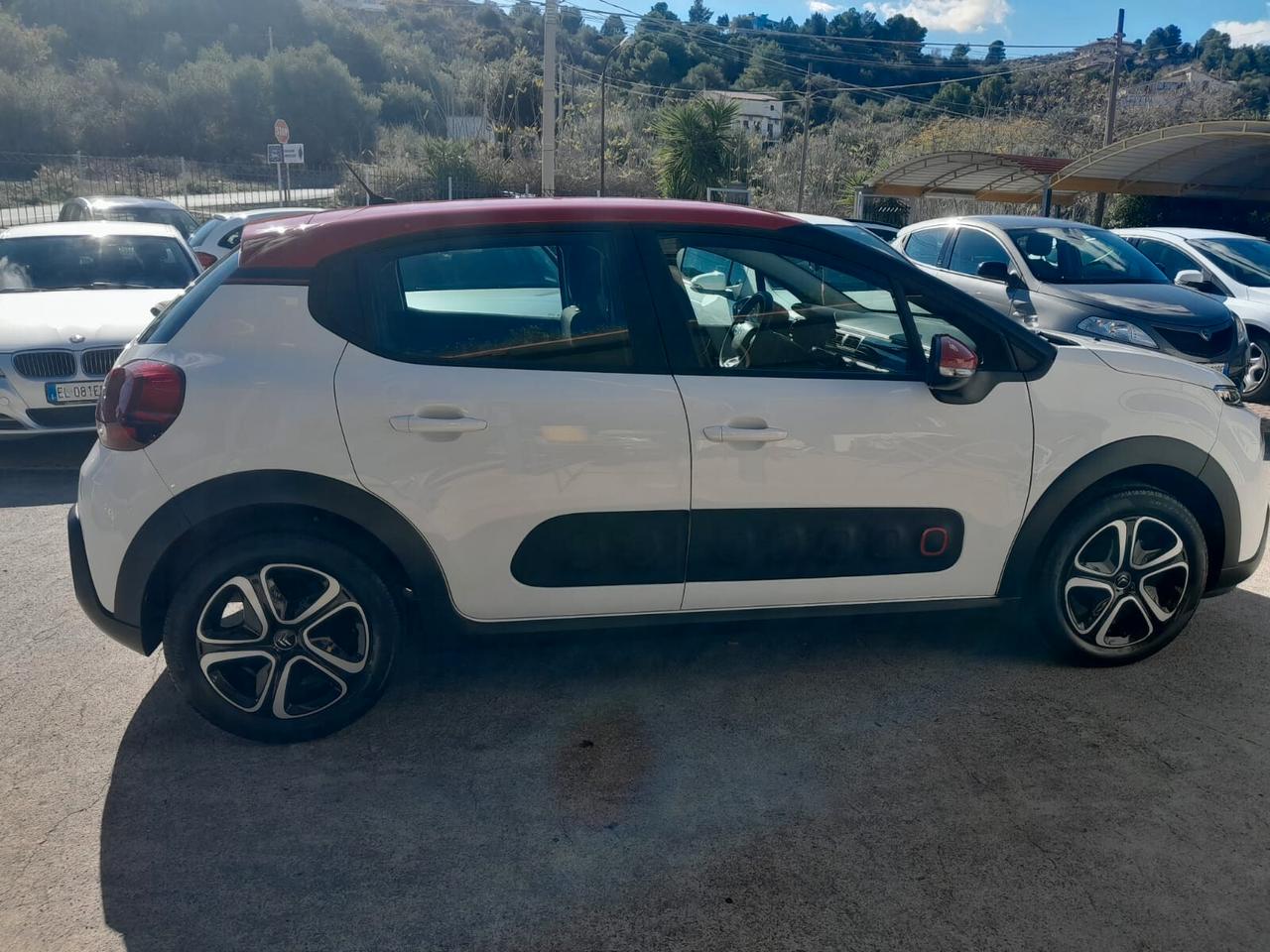 Citroen C3 PureTech 82 Feel KM144MILA ADATTA X NEO PATENTATI B-COLORE UNIC.PROP