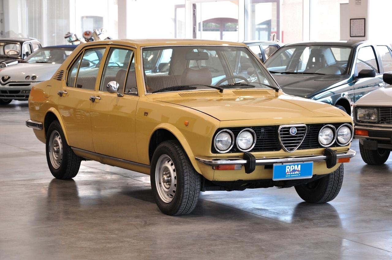 Alfa Romeo Alfetta 1.8 Giallo Piper ASI