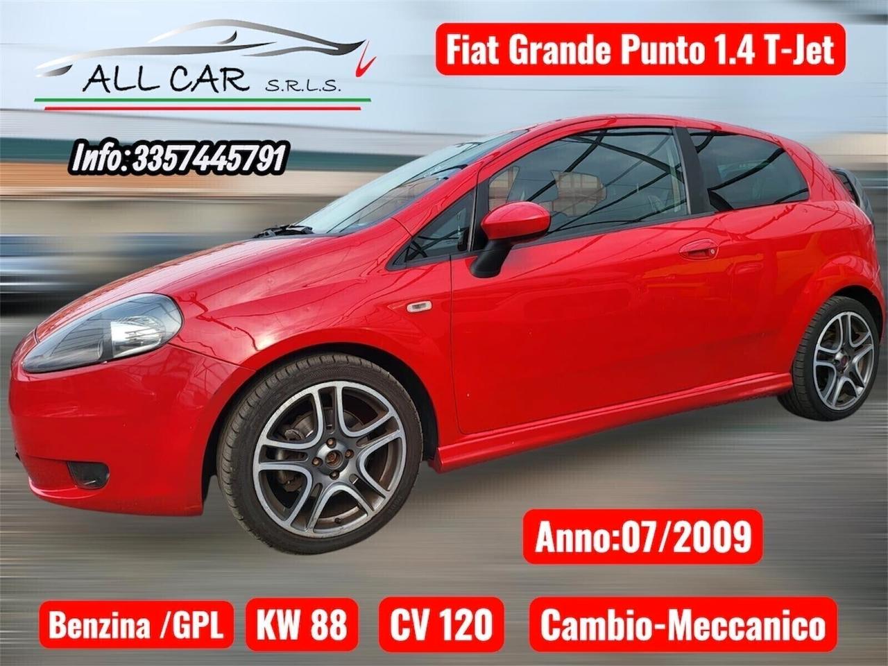 Fiat Grande Punto 1.4 T-JET 120CV-FL GPL