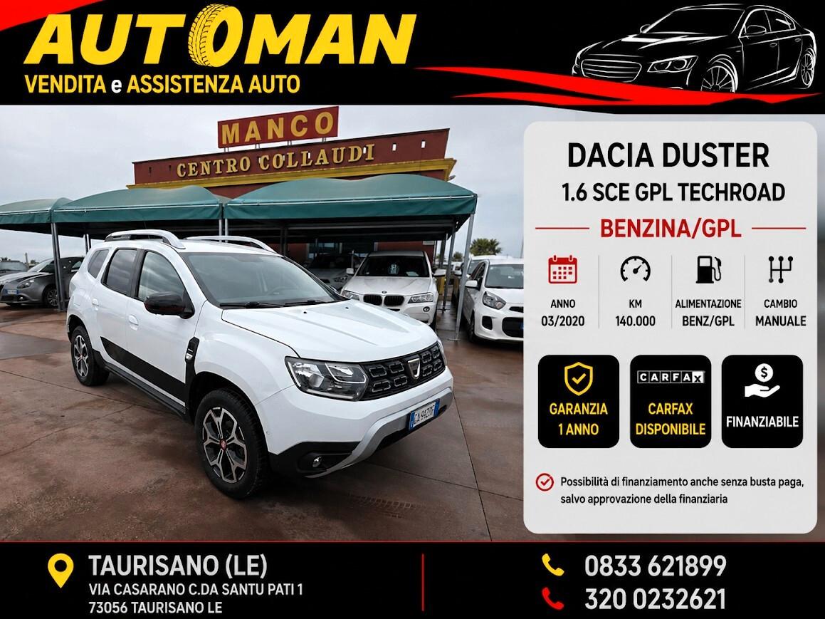 Dacia Duster 1.6 SCe GPL 4x2 Techroad