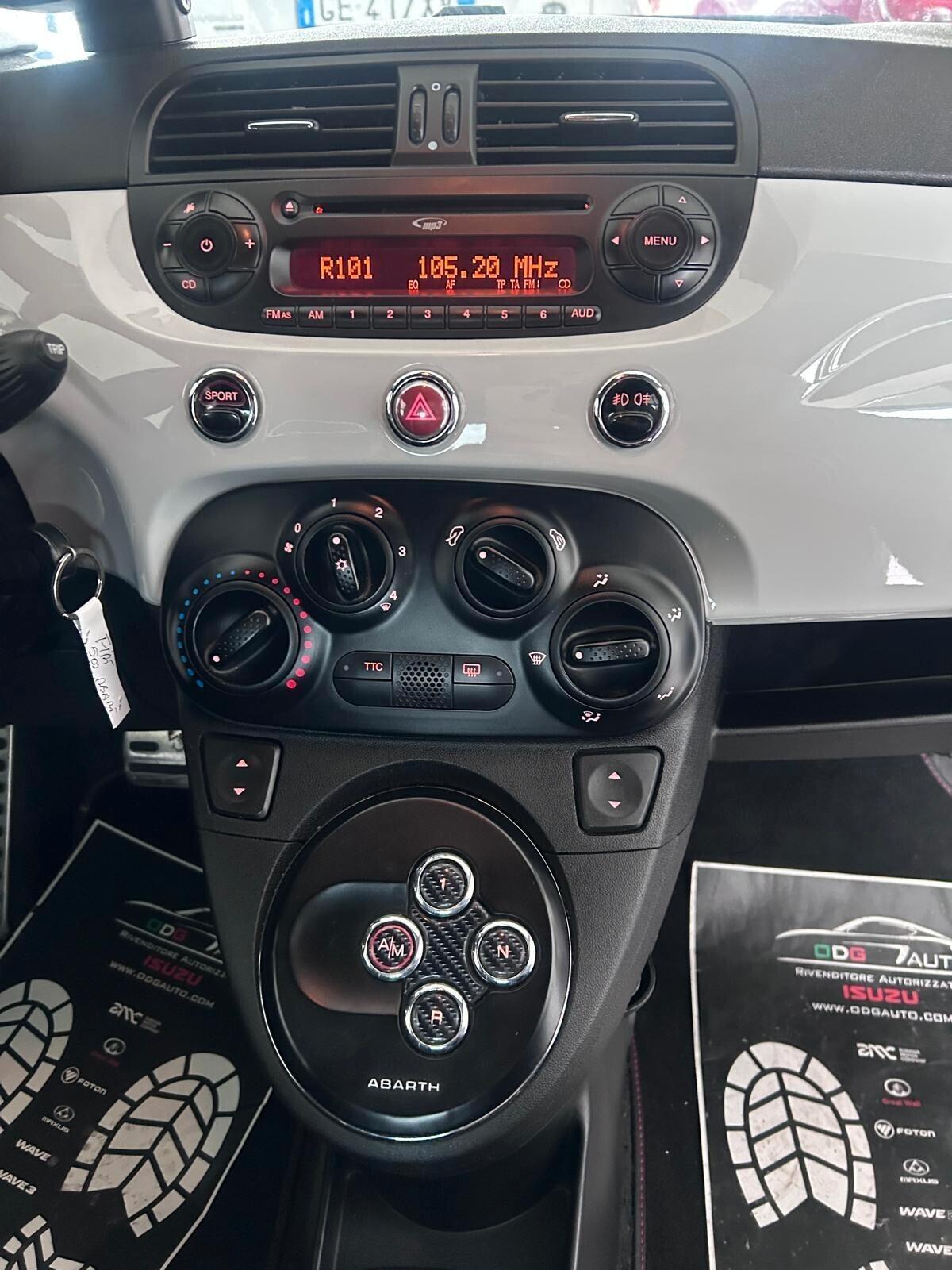 500 HBART CABRIO CAMBIO AUT. Benzina 1.4 Turbo T-JET Km 96.689 garanzia 12 mesi