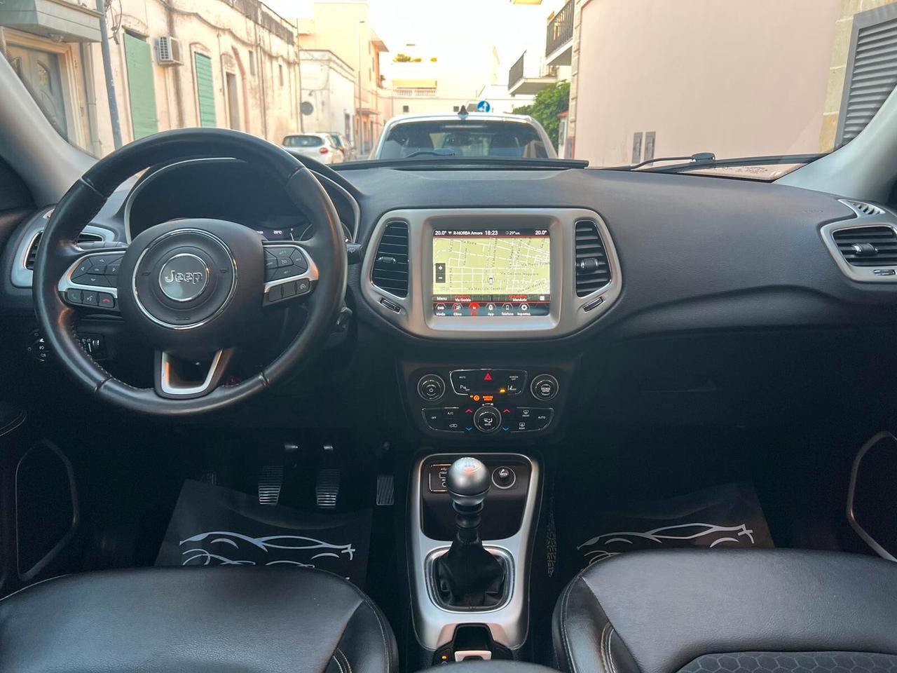 JEEP COMPASS 1.6 MJT LONGITUDE 120CV PELLE NAVI CAM ANNO 2020