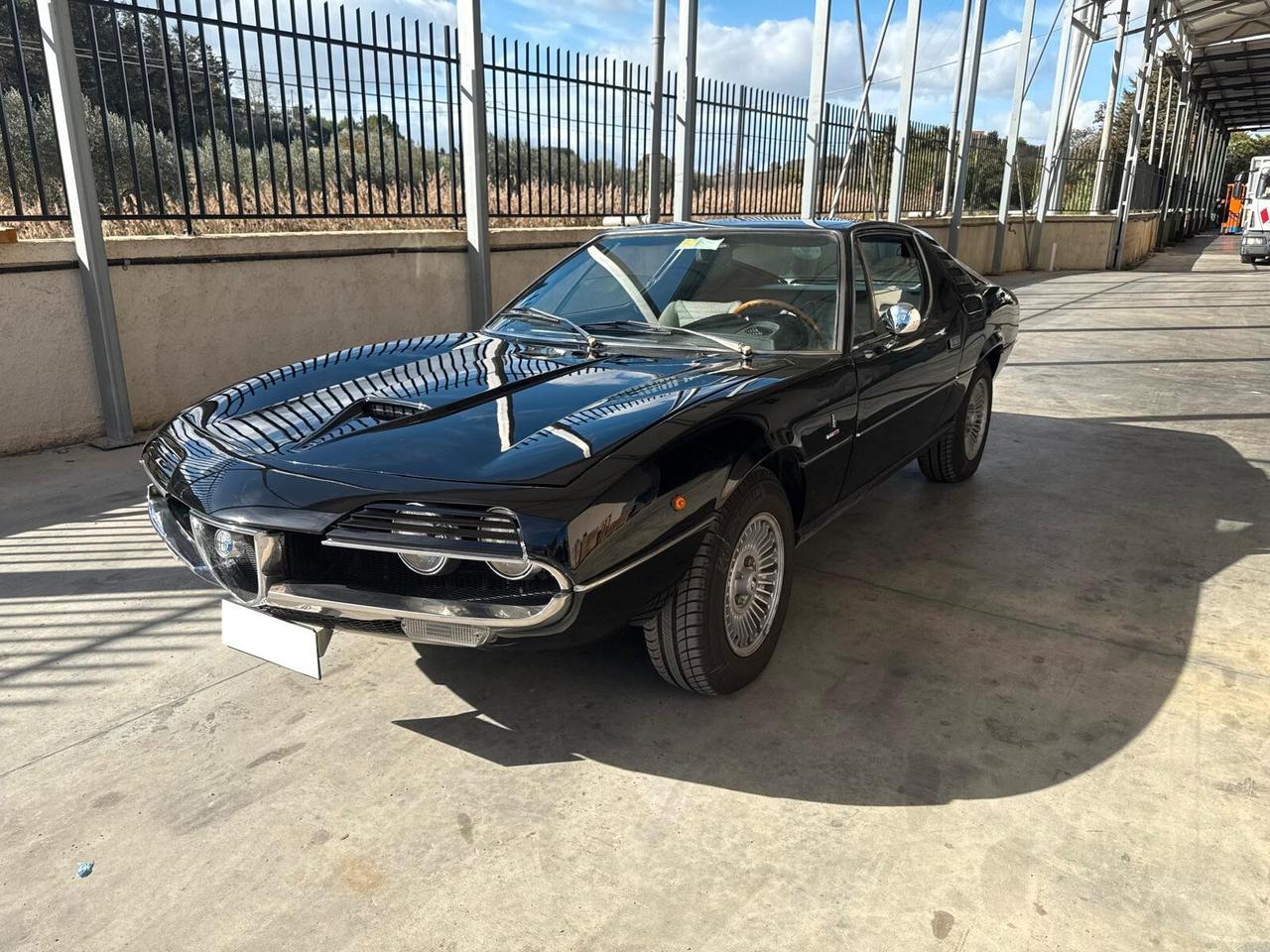 RARISSIMA ALFA ROMEO MONTREAL - 1972 - COLORE NERO - ASI