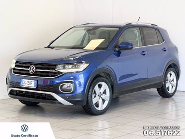 VOLKSWAGEN T-cross 1.0 tsi advanced 110cv del 2021