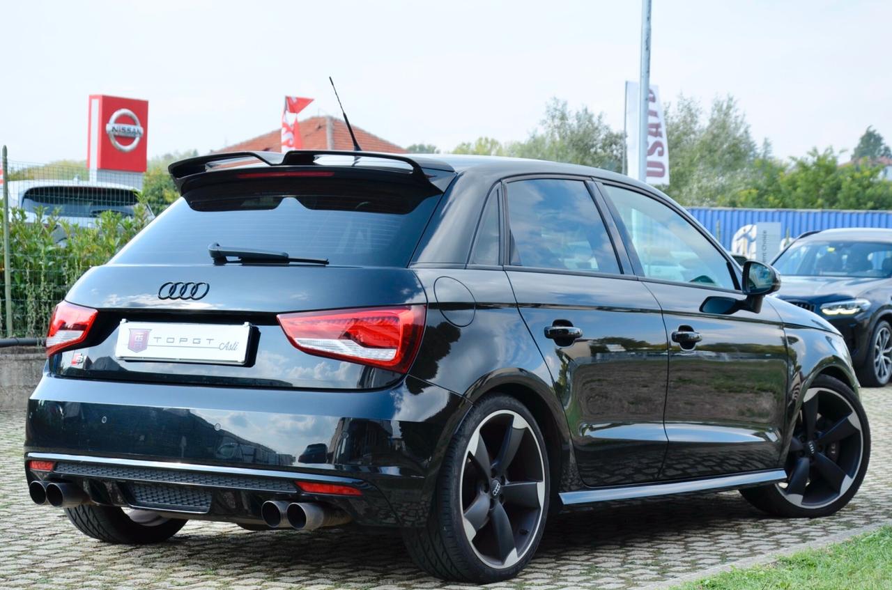 AUDI S1 SPORTBACK 2.0 TFSI QUATTRO 231cv, SERVICE AUDI, EURO 6B, SEDILI GUSCIO, RAGAZZON OMOLOGATO, SPOILER, APPLE CAR PLAY, PERMUTE