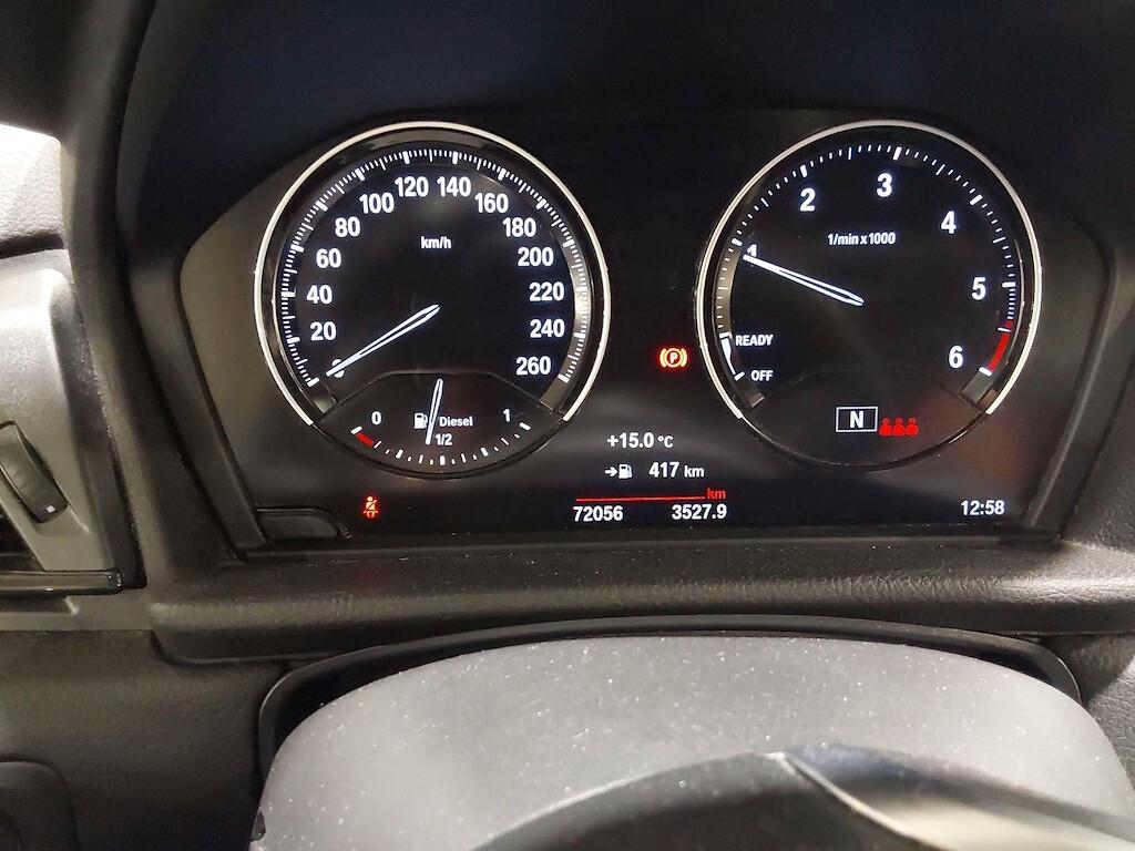 BMW 216D GRAN TOURER 116CV 6M. BUSINESS ADVANTAGE ( FARI LED - PELLE - TETTO PANORAMICO APR. - CRUISE - NAVI - PDC )