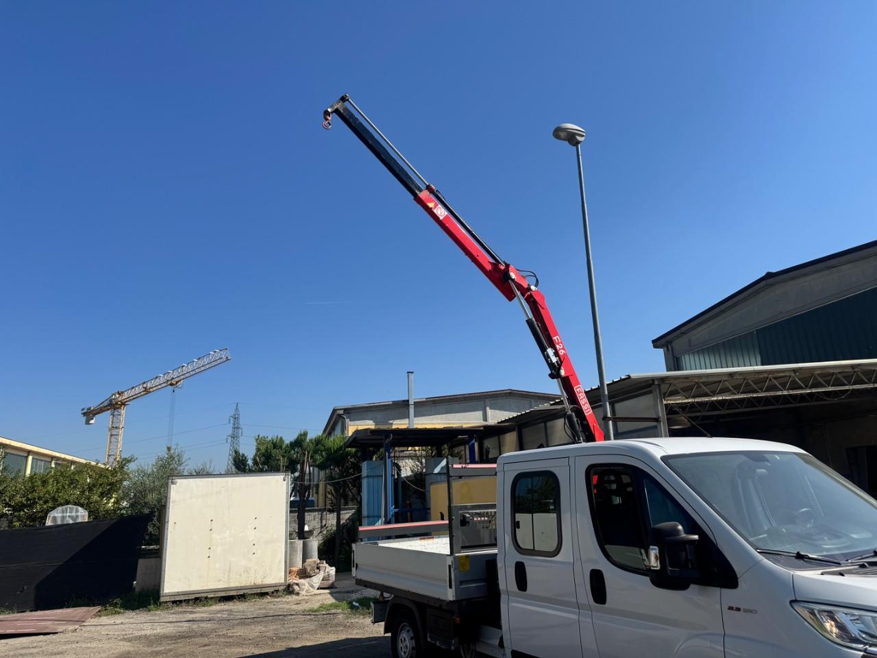 Fiat Ducato MAXI 2.3 MJT 130CV CASSONE GRU FASSI DOPPIA CABINA