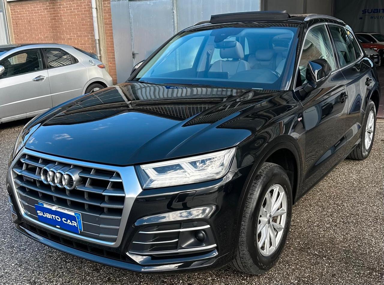 Audi Q5 40 TDI quattro S tronic line plus TETTO APRIBILE INTERNO PELLE MISTO ALCANTARA