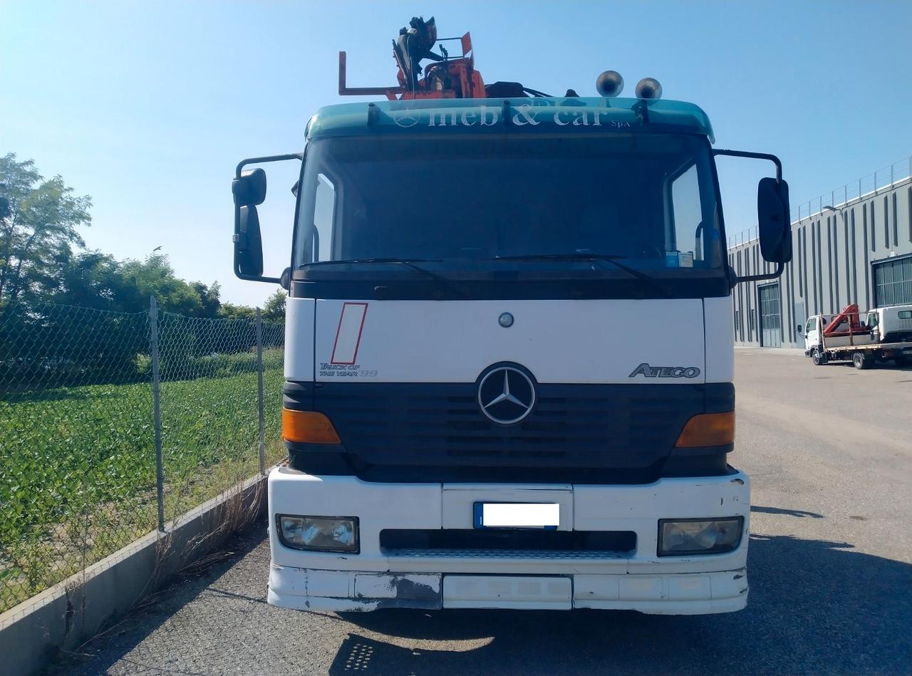 MERCEDES ATEGO 1828 GRU RAGNO SCARRABILE