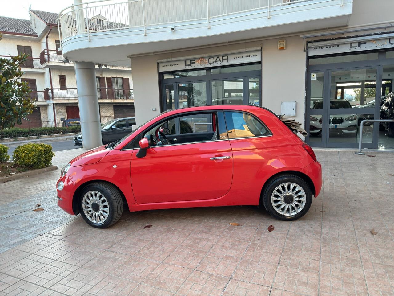 Fiat 500 C 1.3 Multijet 95 cv Lounge Cabrio Rosso corallo