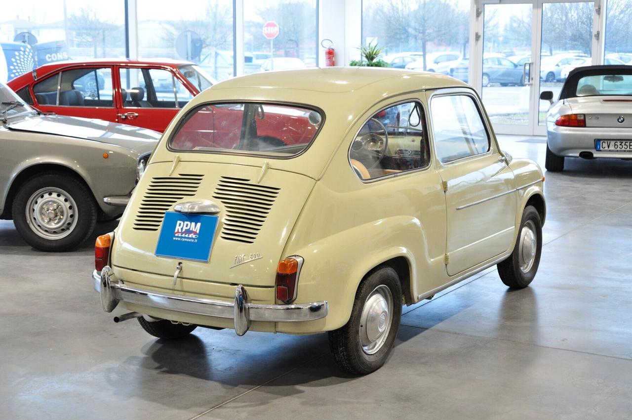 Fiat 600 tipo 100 633cc targhe nere ottima