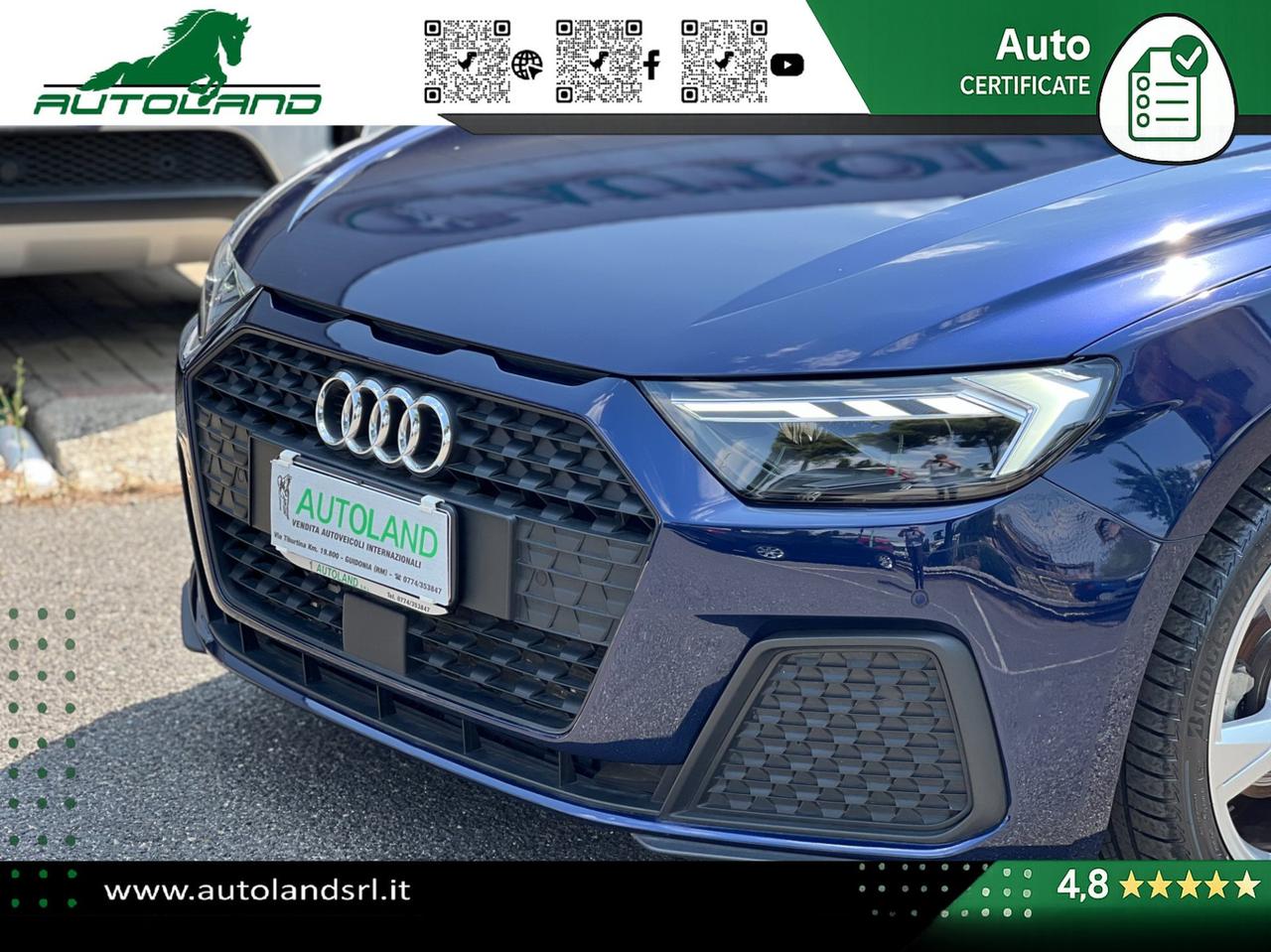 Audi A1 Sportback 30 1.0 tfsi Admired 110cv