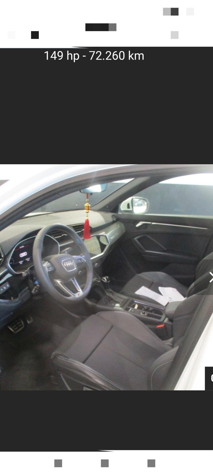 AUDI Q3 SPORTBACK 2.0 TDI 150cv SLINE INTERNO ED ESTERNO TAGLIANDI AUDI