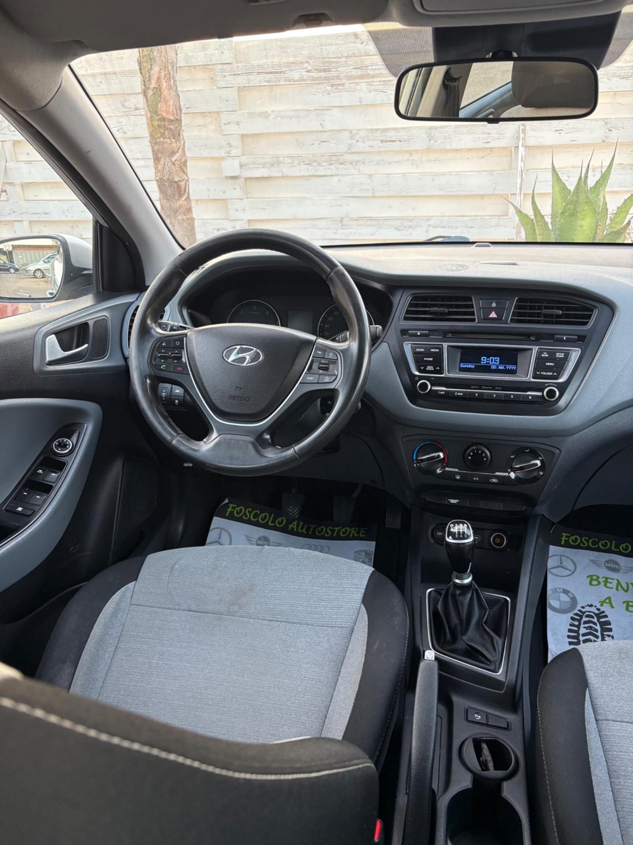 Hyundai i20 1.1 diesel 5 porte in pronta consegna