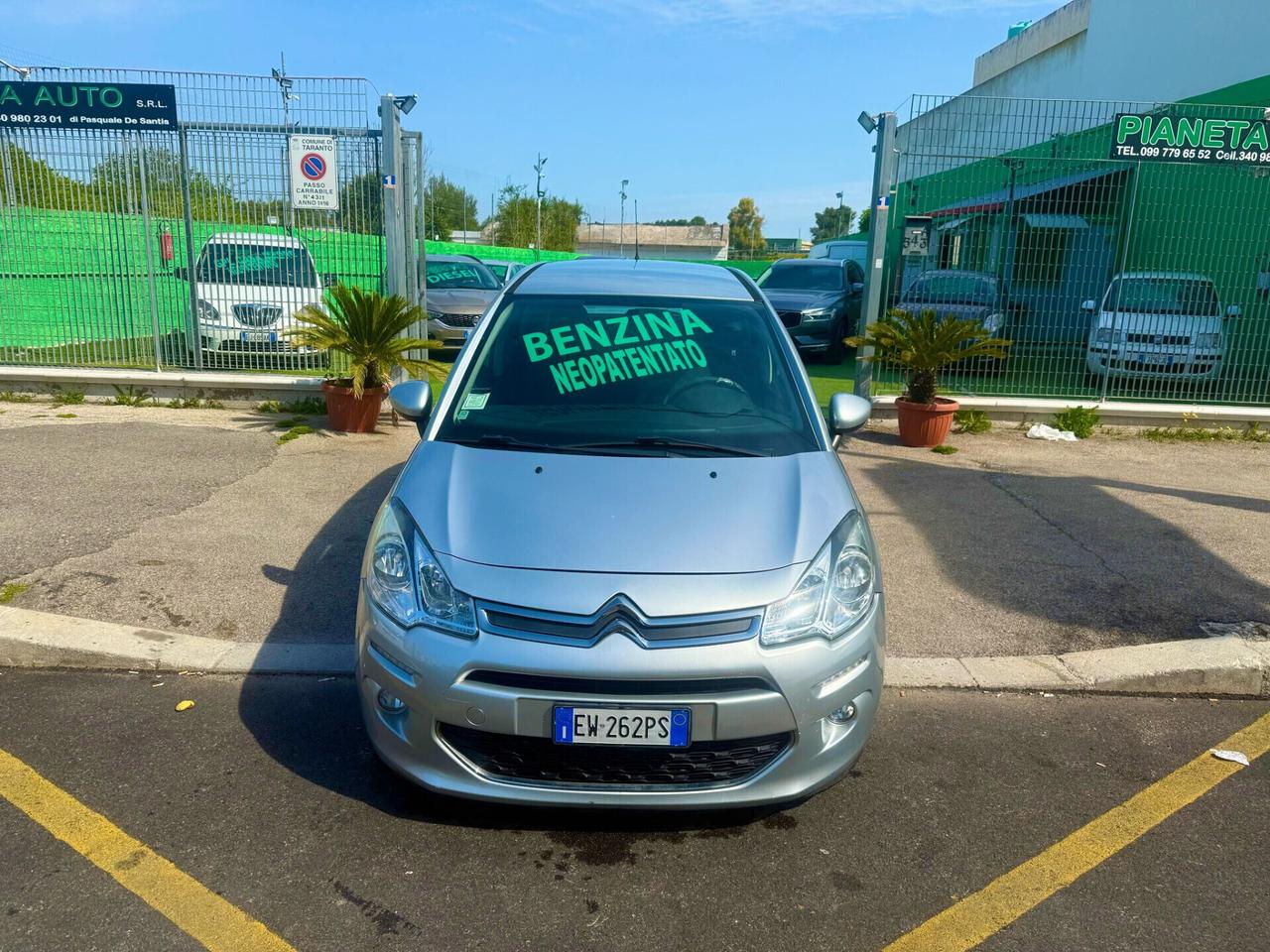 Citroen C3 1.0 BENZINA - ANNO 18.09.2014 - OTTIMA NEOPATENTATO