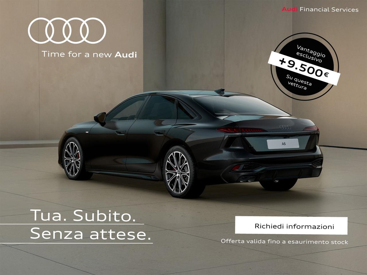 Audi A6 2.0 tdi mhev + s line edition quattro 204cv s-tronic