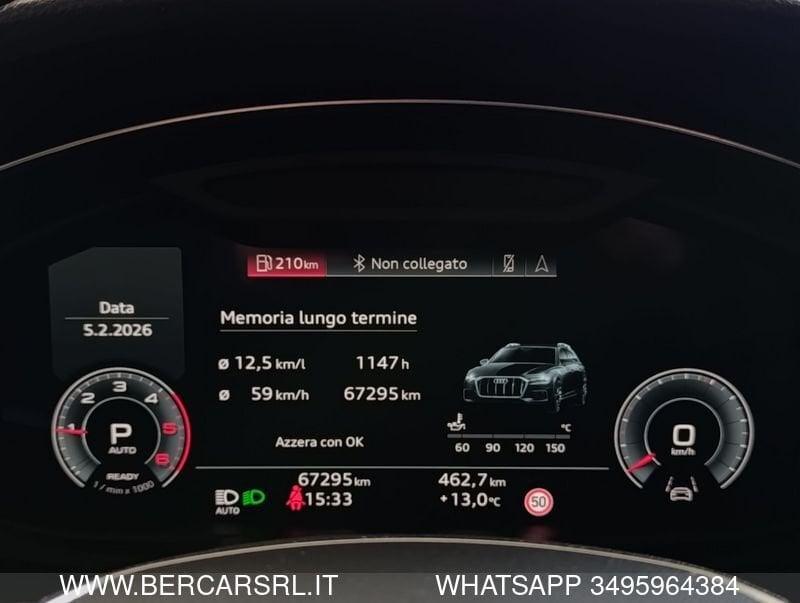 Audi A6 Allroad Quattro A6 allroad 45 TDI 3.0 quattro S tronic*MATRIX*SOSPENSIONI PNEUMATICHE*TELECAMERA*